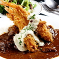 【ランチ】海老フライカレー