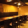 お座敷よりテーブル派の方はこのようなお席も★　神田/居酒屋/中華/食べ放題/個室/宴会