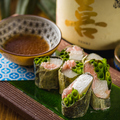 料理メニュー写真 ネギトロと長芋の湯葉春巻き