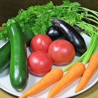 質にこだわった食材の数々